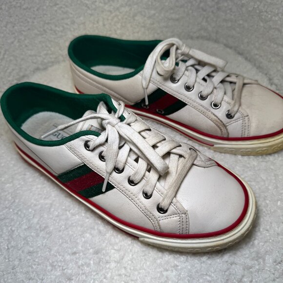 Women's Gucci Tennis 1977 sneaker size 9 100% AUTHENTIC EU Size 39 - Picture 1 of 6